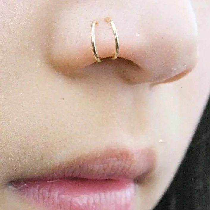 Stainless steel nose ring 