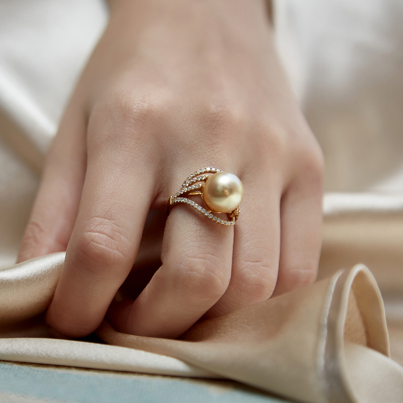 Pearl Ring Gold