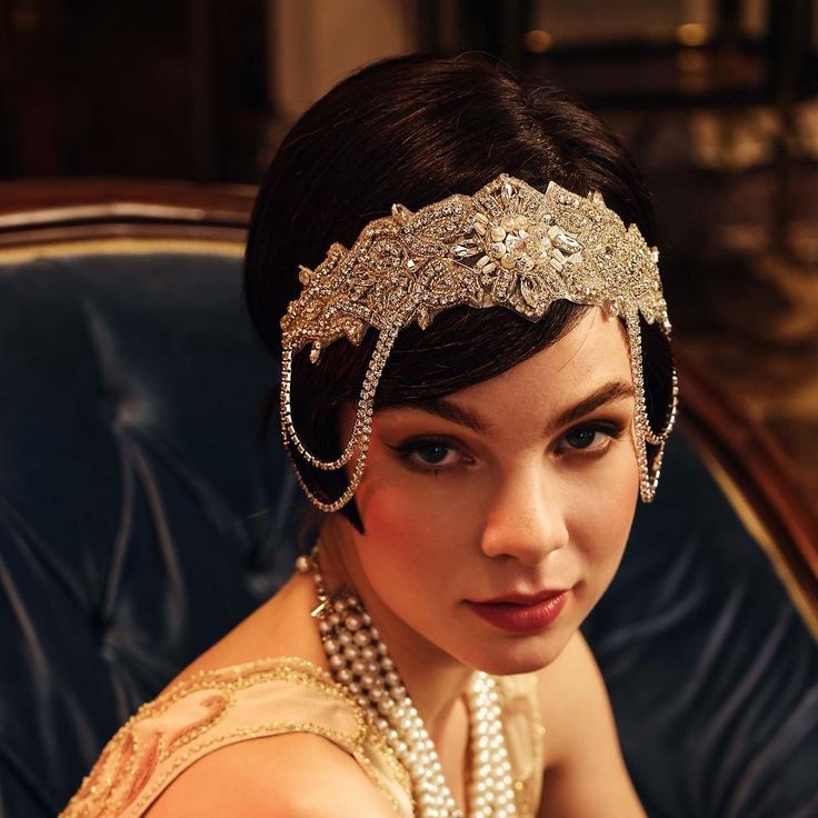 1920s hairstyles for long hair with headband