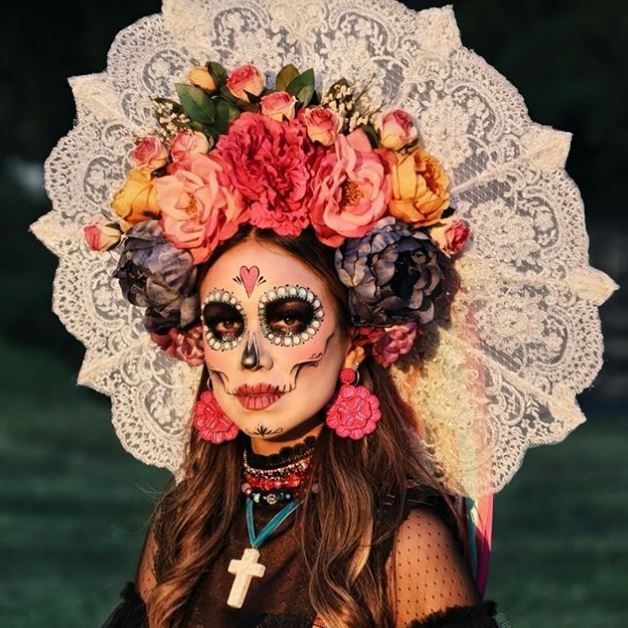 day of the dead headpiece