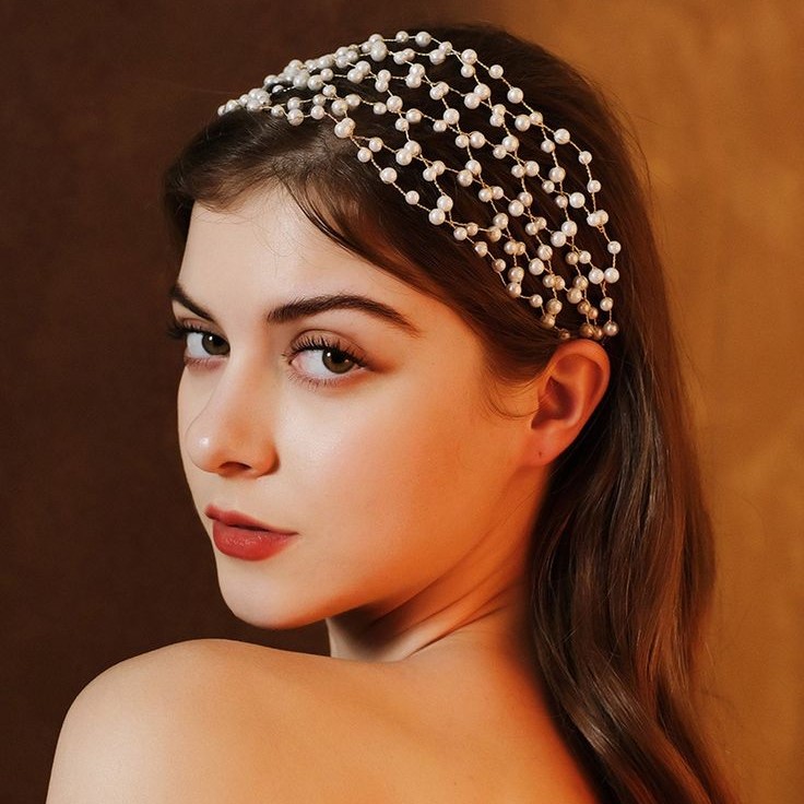 pearl headpiece