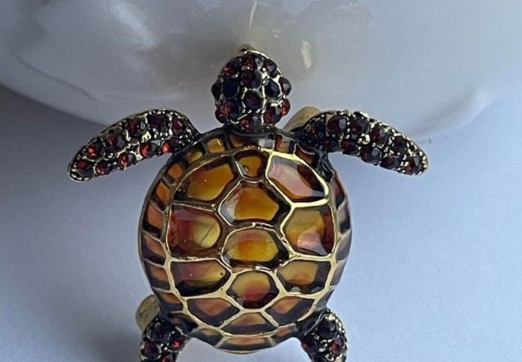 The Turtle Brooch: A Symbol of Longevity and Wisdom